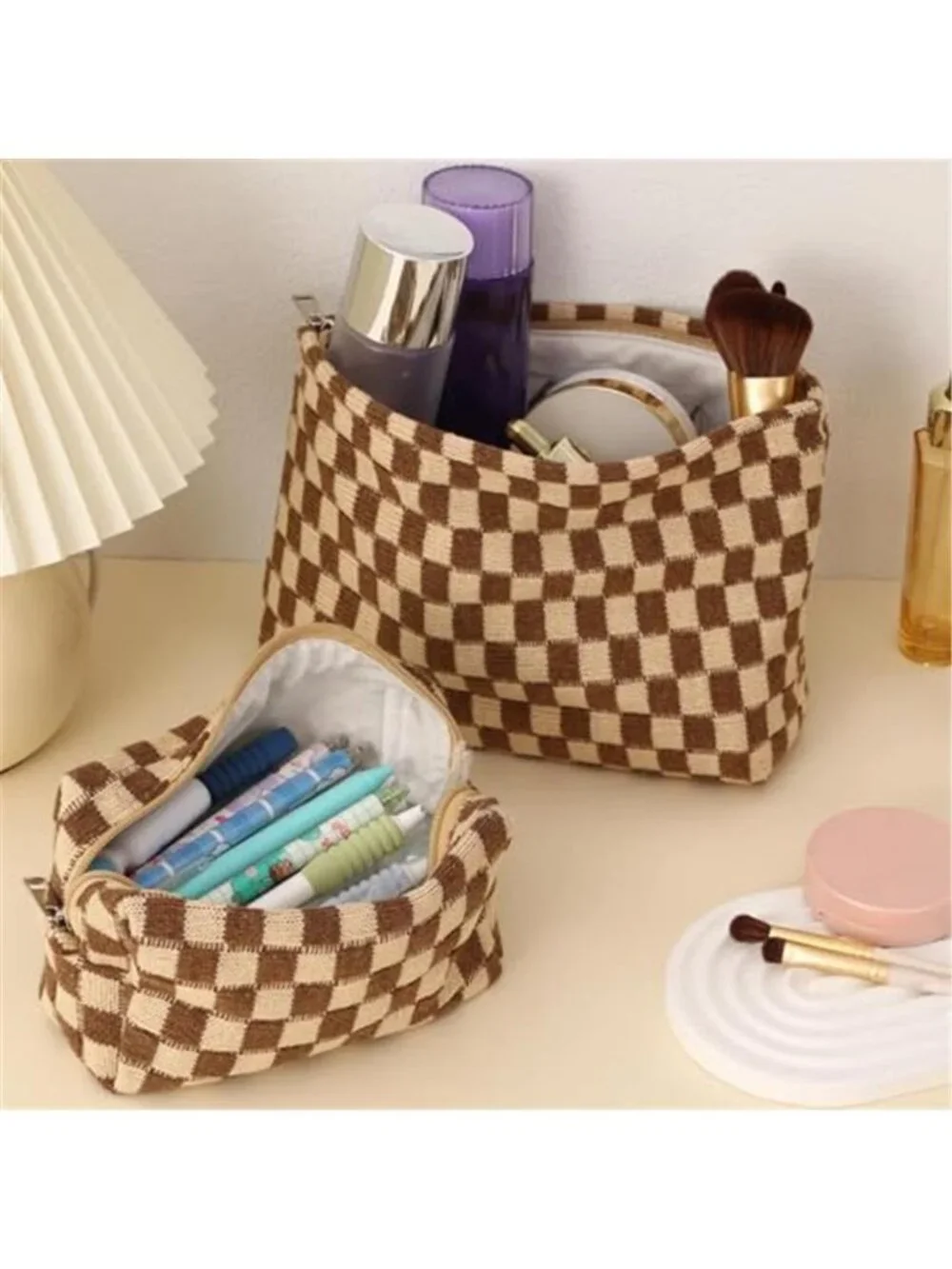 Makeup Bag Cosmetic Bag for Women,1Pcs Large Capacity Makeup Bags